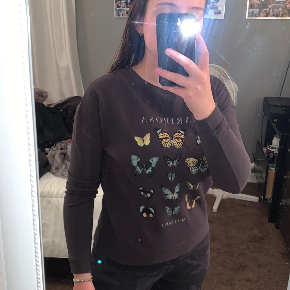 butterfly crewneck
